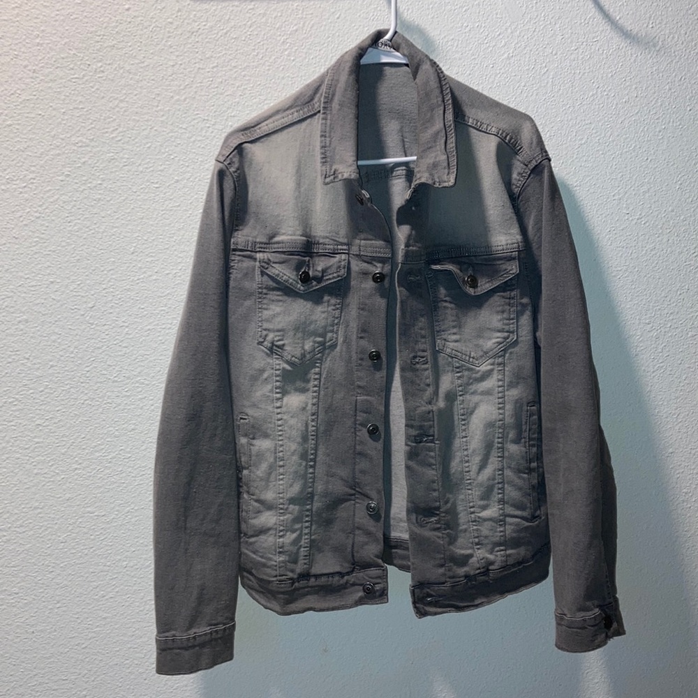 Faded grey jean jacket